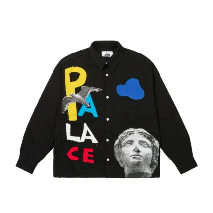 PALACE JCC+ DENIM WORK JACKET BLACK