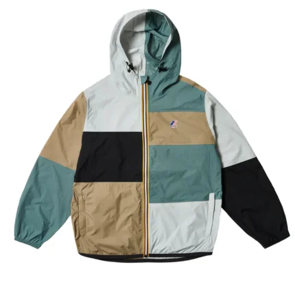 Palace Skate Boards PALACE K-WAY LE VRAI 4.0 CLAUDE PACKABLE JACKET MULTI / BLUE / BLACK